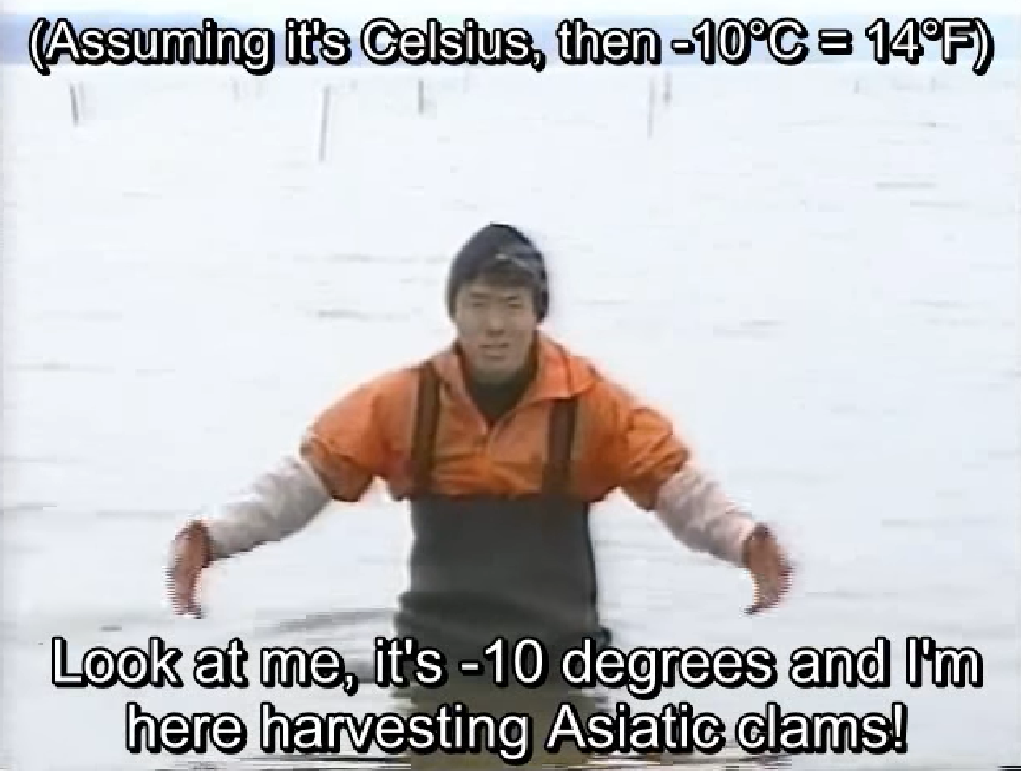 Retired Japanese Tennis Star Harvests Clams In Freezing Water Reminds You To Never Give Up