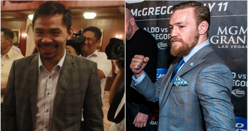 Manny Pacquiao Will Take on Conor McGregor if Floyd Mayweather Chickens Out