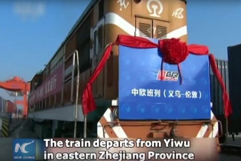 China Launches Freight Train Service That Travels to London