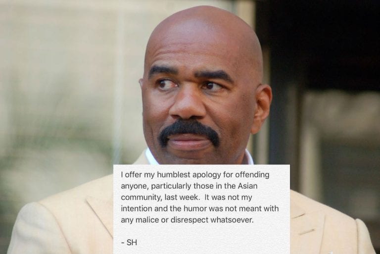 Steve Harvey Gives the Most Pathetic Apology of All Time For Being a Racist Asshole