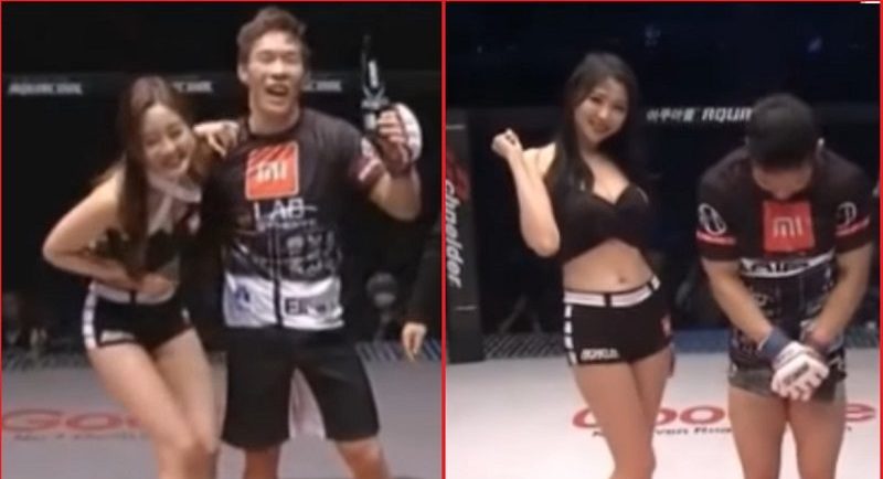 800px x 434px - MMA Fighter Refuses to Take Photos With Ring Girl After Being Accused of  Sexual Harassment