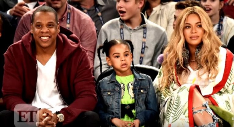 Beyonce Watches NBA All-Star Game Wearing a $21,945 Gucci Kimono