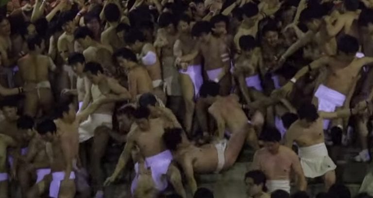 Inside the Japanese Festival Where Half-Naked Men Kill Each Other to Grab Lucky Sticks