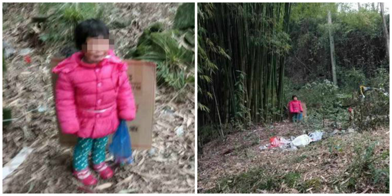 Sorry Excuse for a Dad Abandons His Daughter in a Graveyard on Chinese New Year