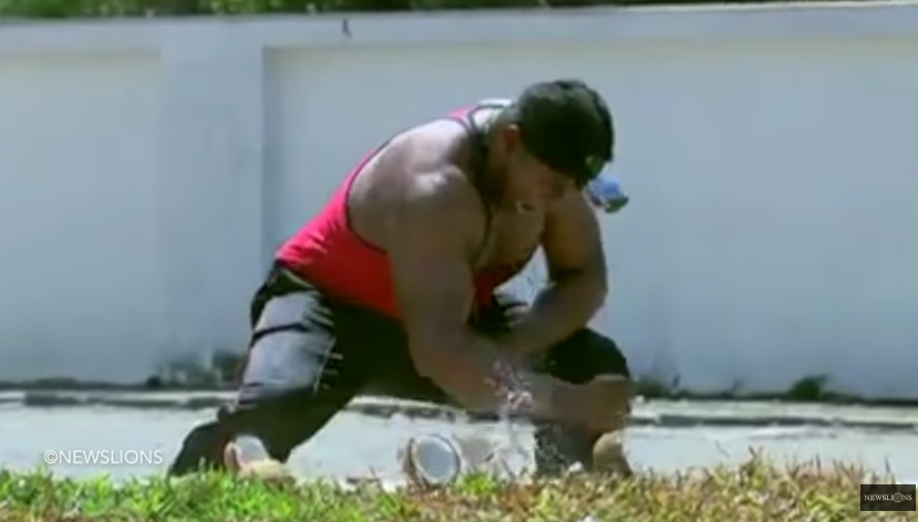 Indian Man Smashes 124 Coconuts With His Bare Hands in Under a Minute