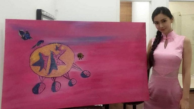 Angelababy Painting Fetches $26,000 at Charity Auction, Baffles the Internet