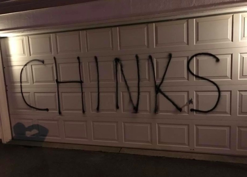 Racist Vandals Spray-Paint ‘Chink’ on Hmong Family’s Garage Door in Minnesota