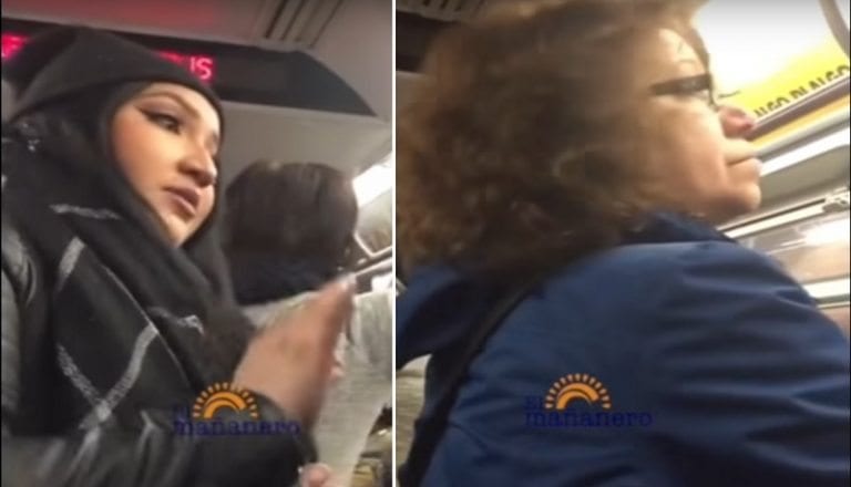 Chinese-Latina Woman Claps Back at Racist Bullying Middle Easterners on the Subway