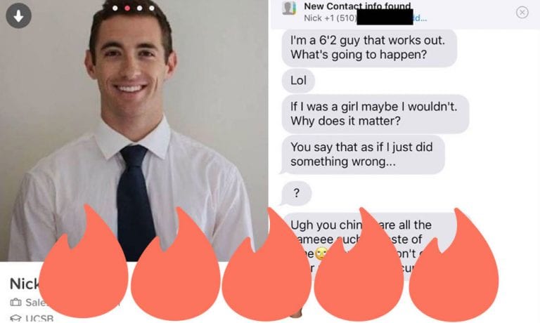 Tinder Issues Lifetime Ban to Racist Guy Who Called Asian Woman ‘Ch-nk’ and ‘C-nt’