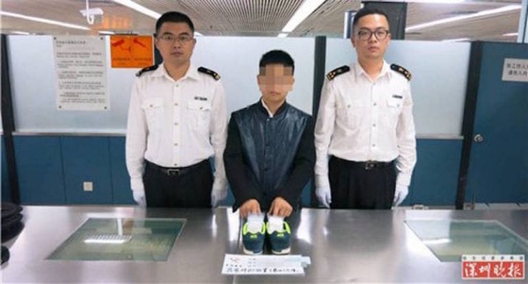 Man Caught Smuggling 1,000 Diamonds in His Shoe From Hong Kong to China