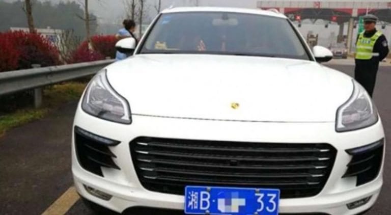 Chinese Driver Fined For Making His Cheap Car Look Like a Porsche