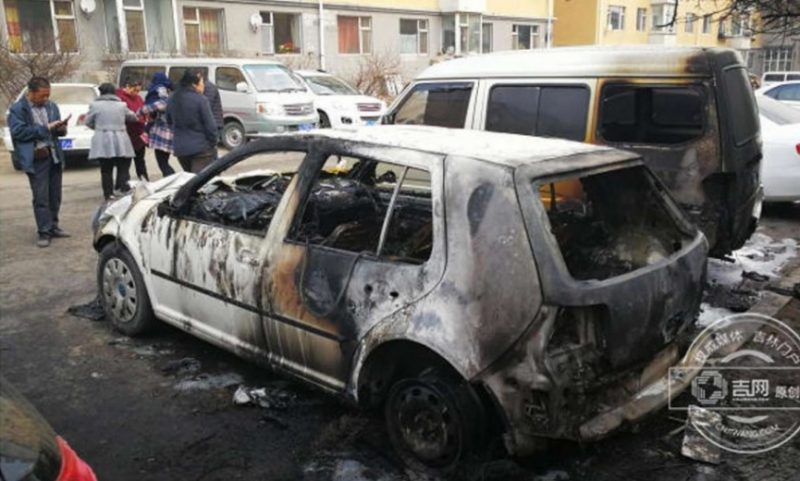 Chinese Woman Burns a Dozen Vehicles After Her Dog Is Hit By a Car