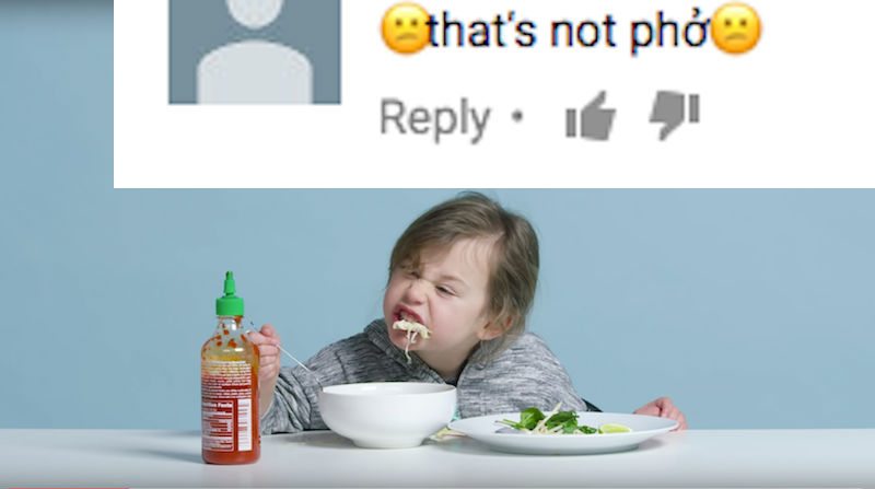 Adorable Video of Kids Trying Vietnamese Food Draws Flack For Making it Look Gross