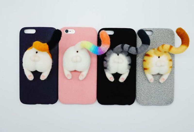 Chinese Woman Starts New Trend With Cute Animal Butt Phone Cases |  