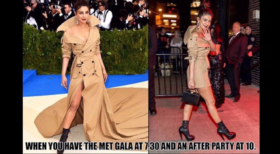 Priyanka chopra dress clearance memes