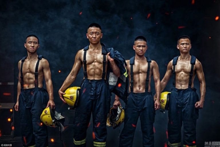 Meet the Hot Guangxi Firefighters That Will Make You Want to Burn Your House Down