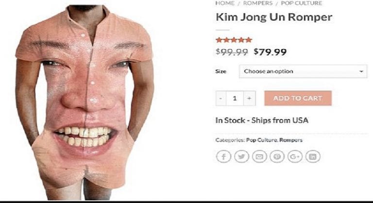 Kim Jong-Un Romper is Now the Worst Thing on the Planet