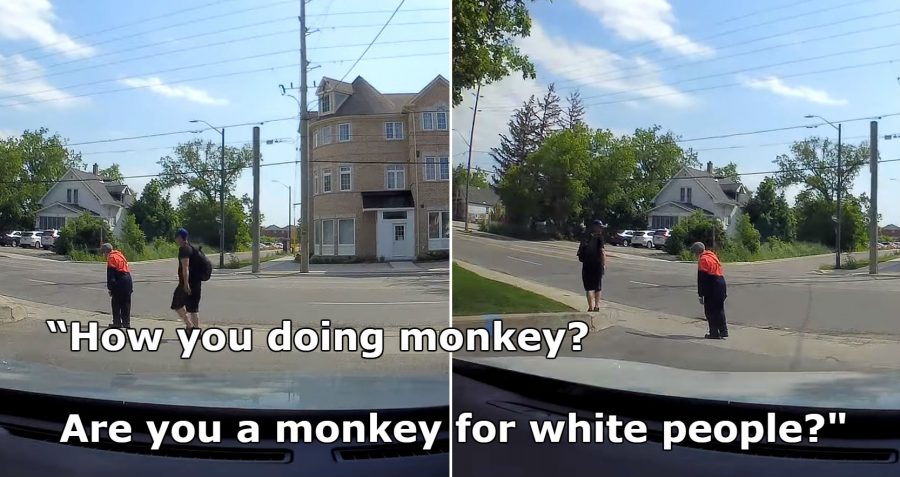 Man Caught on Camera Bullying Elderly Asian Man, Attacks Witness Trying to Stop Him