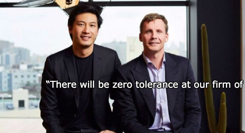 Asian VC Forced To Quit Because His White Partner Keeps Sexually Harassing Asian Women