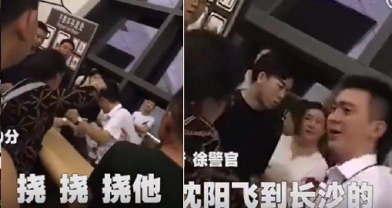 Angry Chinese Woman Caught on Video Attacking Airport Employee Over Flight Delay