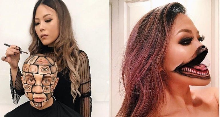 Former Teacher Creates Optical Illusions Using Makeup That Will Blow Your Mind