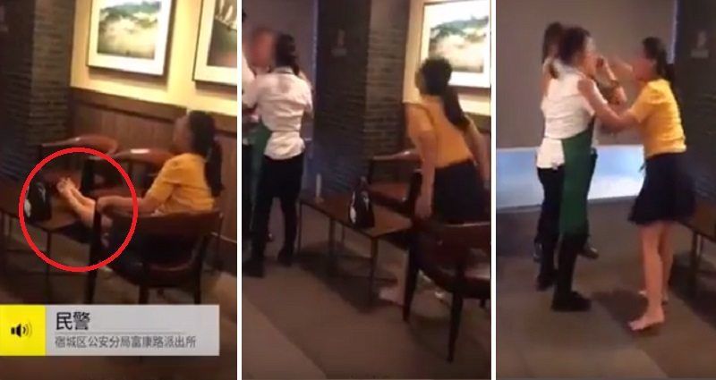 Woman in China Spits at Starbucks Customer For Calling Out Her Savage Behavior