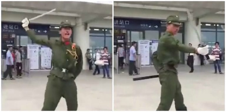 Chinese Men Posing as Japanese WWII Soldiers Get Mobbed by 300 Angry Locals