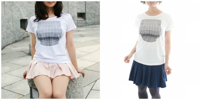 Japanese novelty T-shirt creates optical illusion of breasts , Women News -  AsiaOne