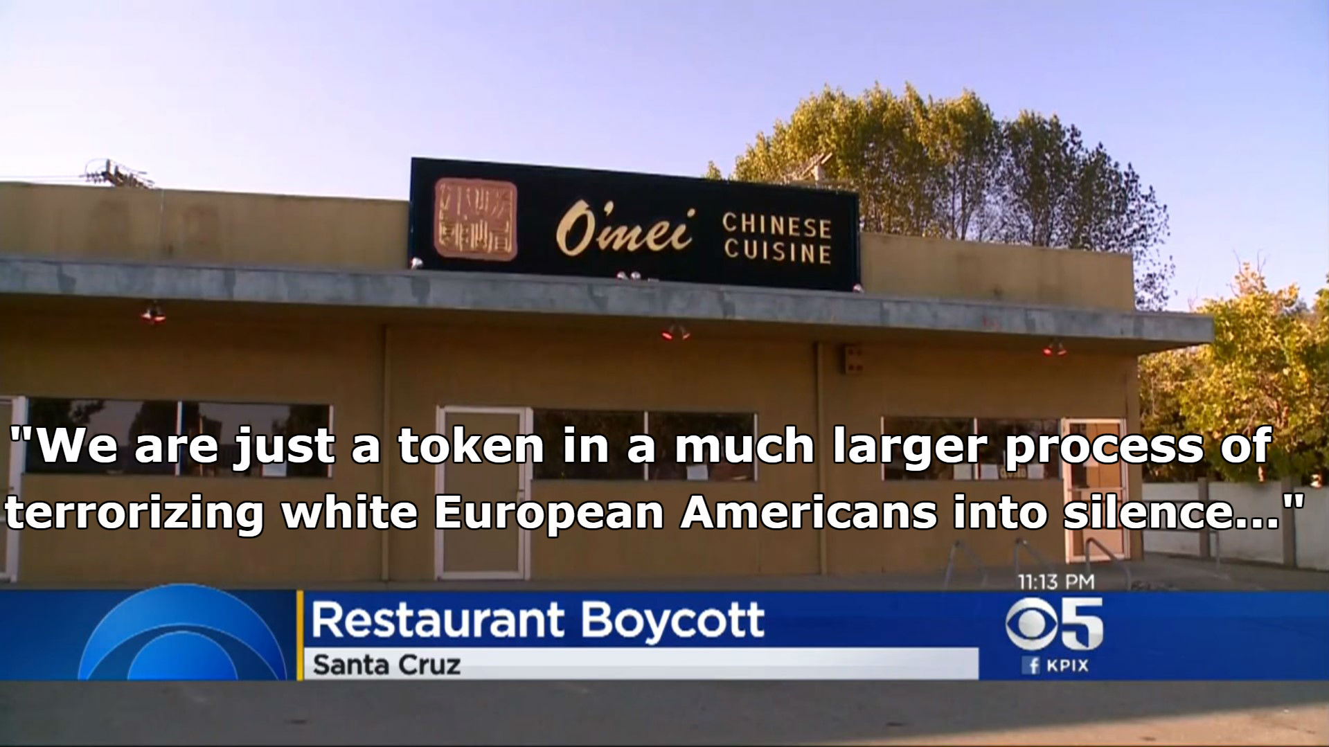 Chinese Restaurant Shuts Down After Customers Find Out Owner