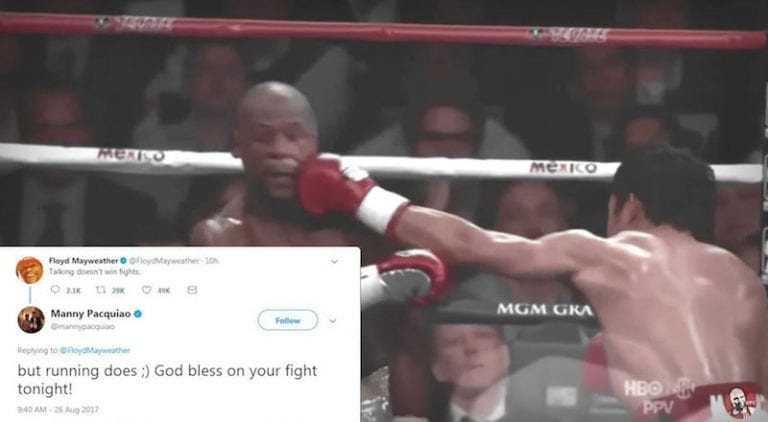 Manny Pacquiao Just Tweeted Floyd Mayweather the Diss of the Century