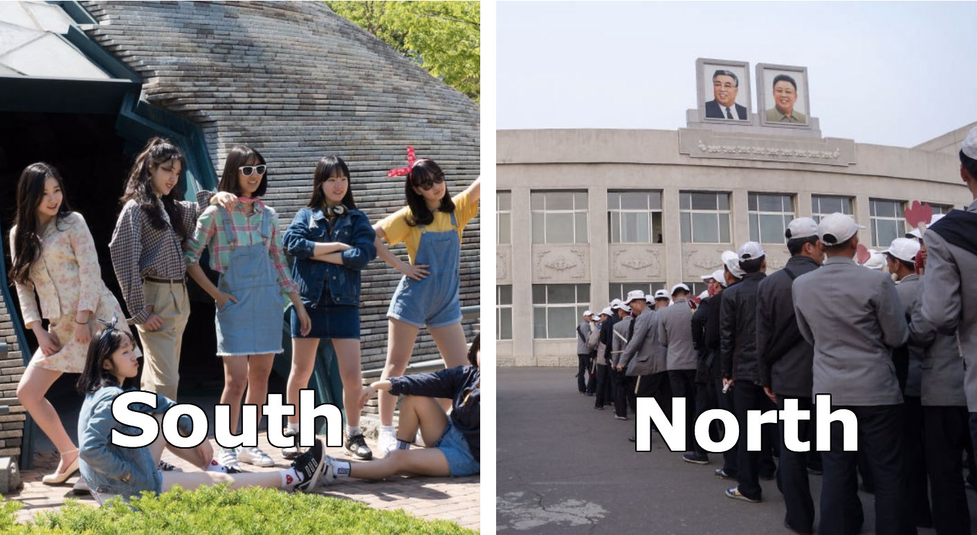 Intriguing Photos Reveal Life In North Korea Vs South Korea 