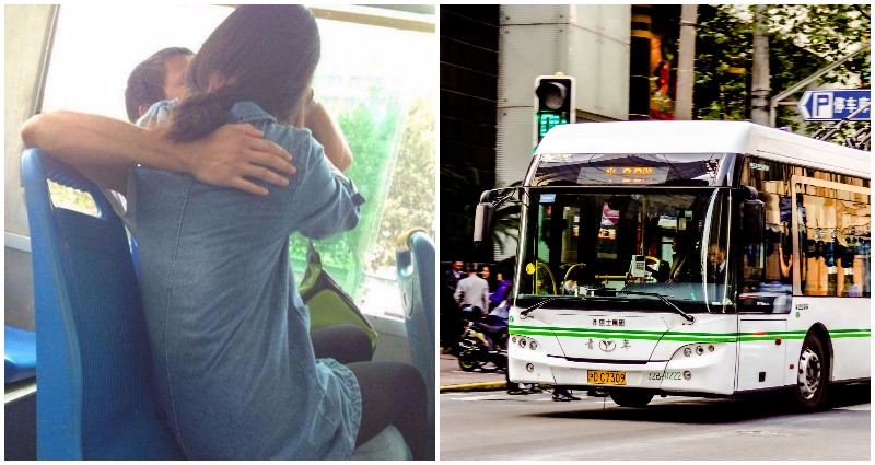 Man Accidentally Bites Girlfriends Lip During Bus Ride in China, Demands Compensation
