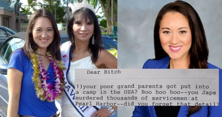 Hawaii Representative Beth Fukumoto Receives Racist Hate Mail From Trump Supporter