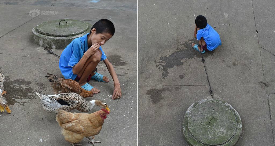 Mentally-Disabled Teen in China Tied to Well for 10 Years Because Family Can’t Afford Care