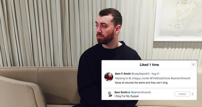 Sam Smith Throws Shade at K-pop, Regrets it For Life