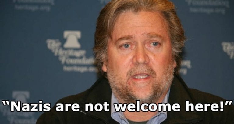 Hong Kong Protesters Greet Trump’s Ex-Chief Strategist Steve Bannon