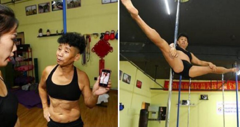 69-Year-Old Grandpa in China Amazes Netizens With Epic Pole Dancing Skills