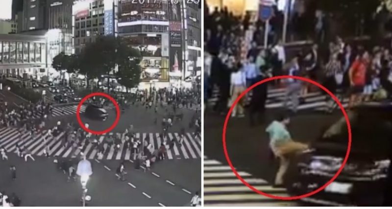Video Captures Terrifying Moment Van Speeds Through Tokyo’s Most Crowded Intersection