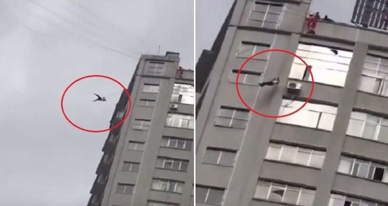 Man Tries to Escape Paying Hotel Bill By Climbing Telephone Wires in China