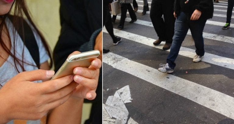People Can Now Get a $99 Fine For Texting While Crossing the Street in Honolulu