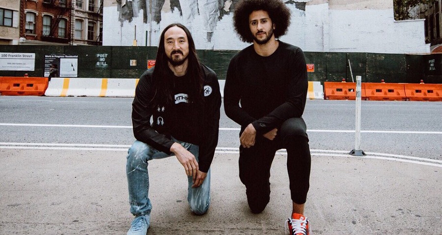 Steve Aoki Joins Colin Kaepernick’s Fight Against Racism By Taking a Knee