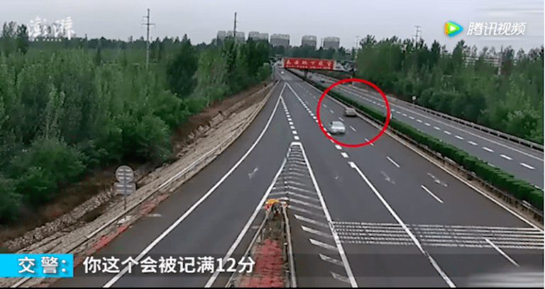 Woman Blames GPS For Making Her Drive the Wrong Way on Highway in China