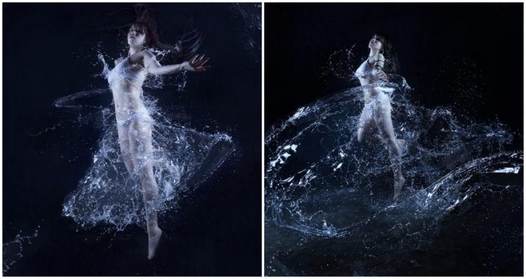 Japanese Photographer Stuns Netizens By Creating a Real Dress Made of Water