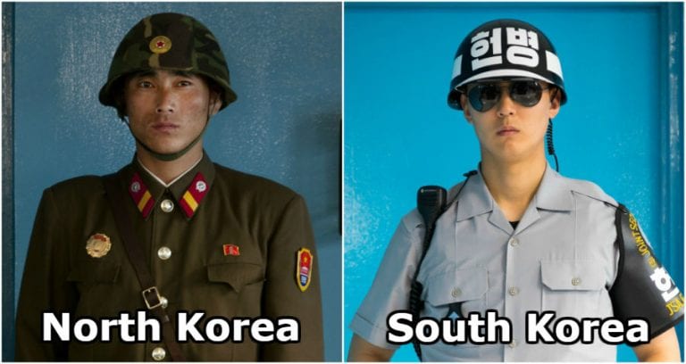 Photographer Reveals Just How Different South and North Korea are at the Border