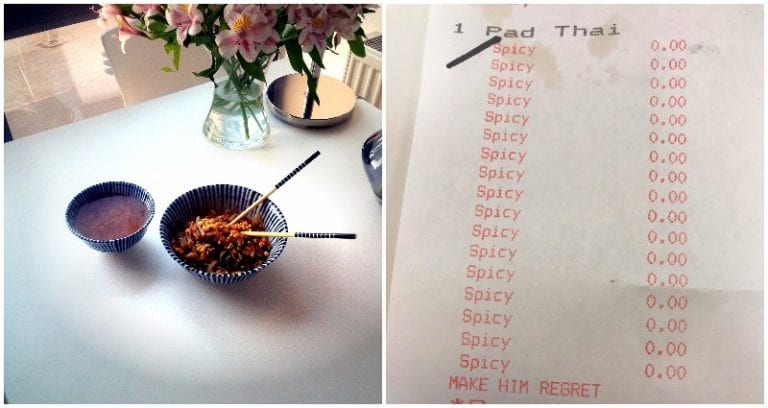 Man Risks Everything By Asking For Extra Spicy Pad Thai