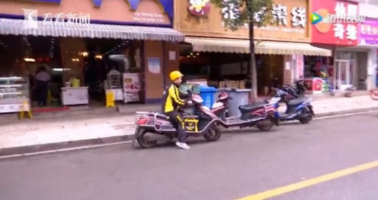 Student Rewarded With $700 After Ordering Delivery Food For Homeless Man in China