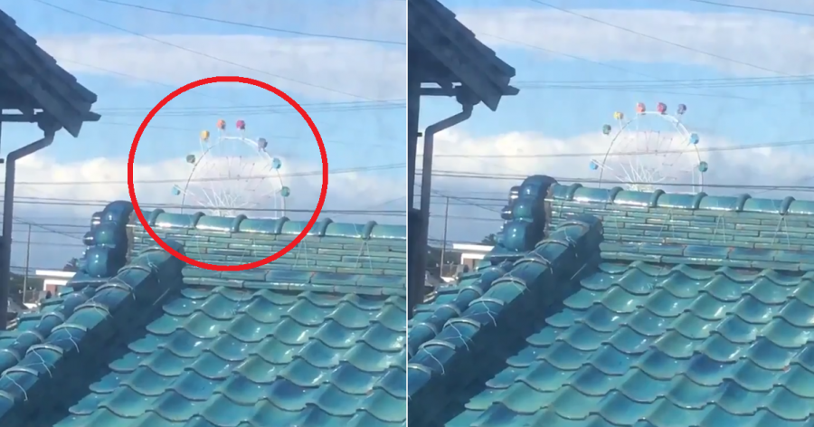 Ferris Wheel in Japan Faces the Wrath of Typhoon Lan