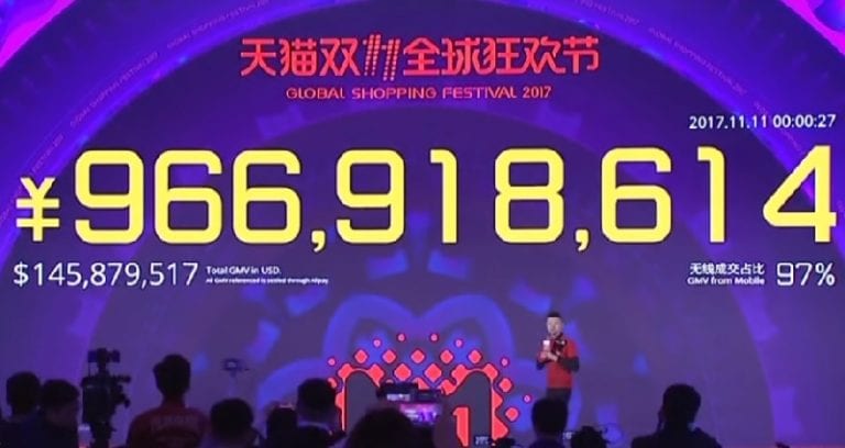 Jack Ma’s Alibaba Makes Record-Breaking $25 Billion in Singles’ Day Sales