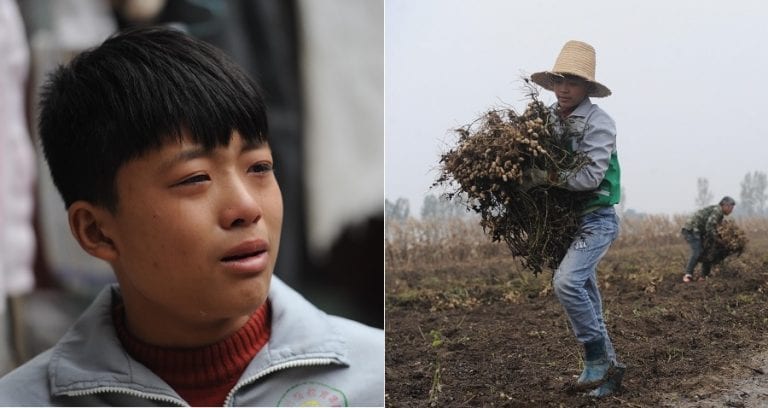 12-year-old Boy Quits School to Care For Dying Mom and Raise Money For Treatment