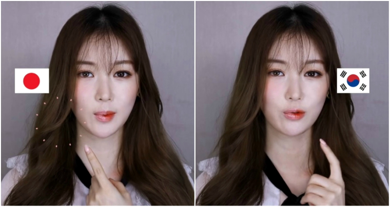 YouTuber The Difference Between Japanese and Korean Makeup